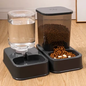 Automatic Dog Feeder & Water Dispenser – Gravity Pet Feeding System