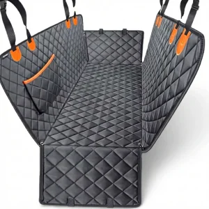 Waterproof Dog Car Back Seat Cover – Hammock Protector for Pets